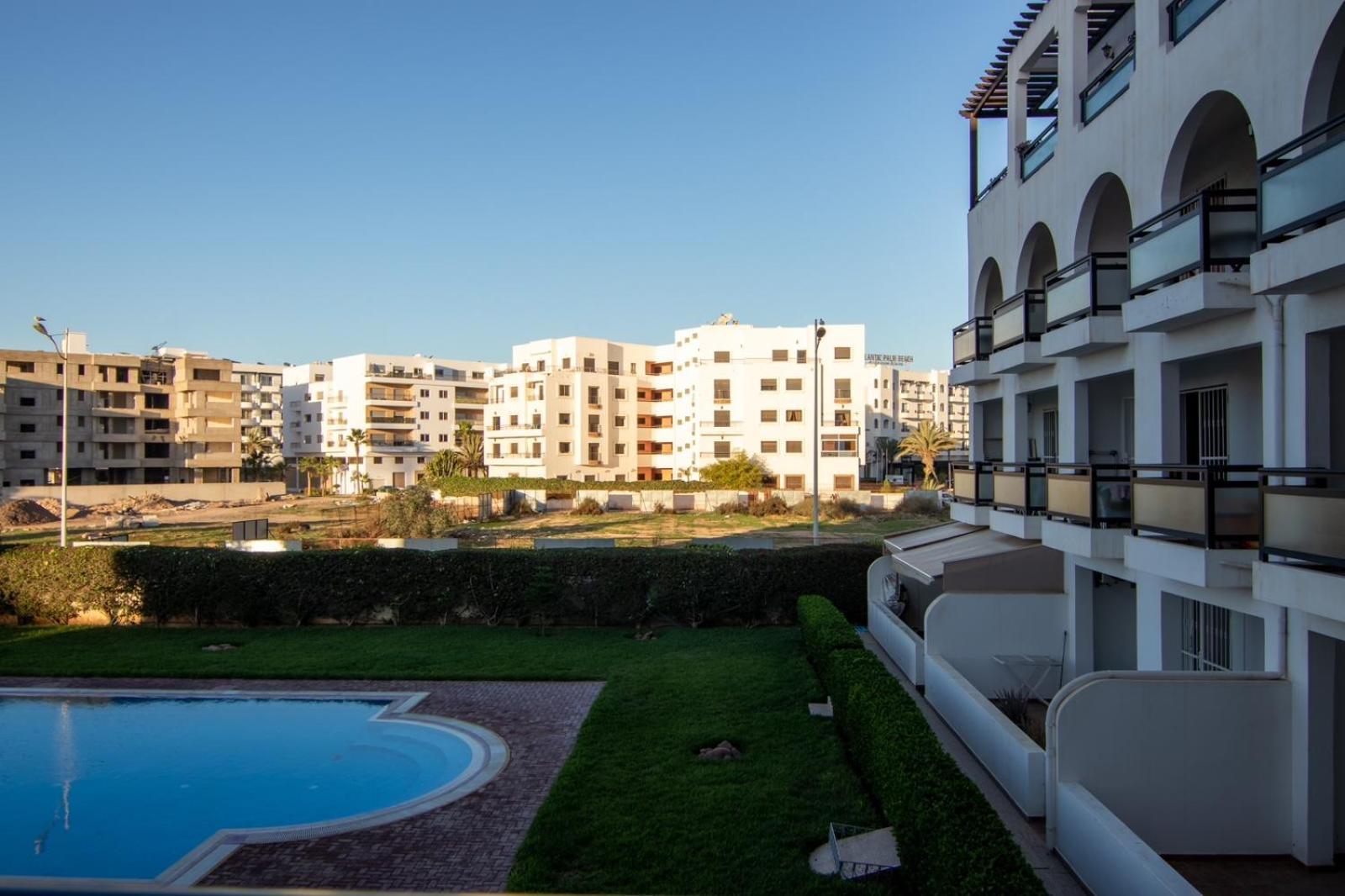Prime Apt Near Beach With Pool, Amenities, Activities Deals Agadir Ngoại thất bức ảnh